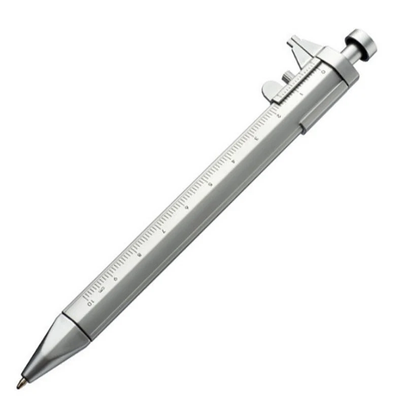 다기능 켈리퍼 볼 포인트 젤 잉크 펜, 버니어 켈리퍼 롤러 볼펜, 창의적인 문구, 0.5mm 볼펜 