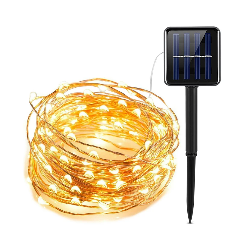 

LED Solar Garden Light String Sunlight For country house Decoration garden lights outdoor Solar power Lamp Solar Panel Power