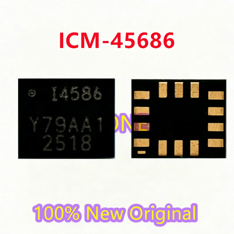 New original ICM-45686 LGA-14 screen printing I4586 attitude gyroscope sensor IC chip