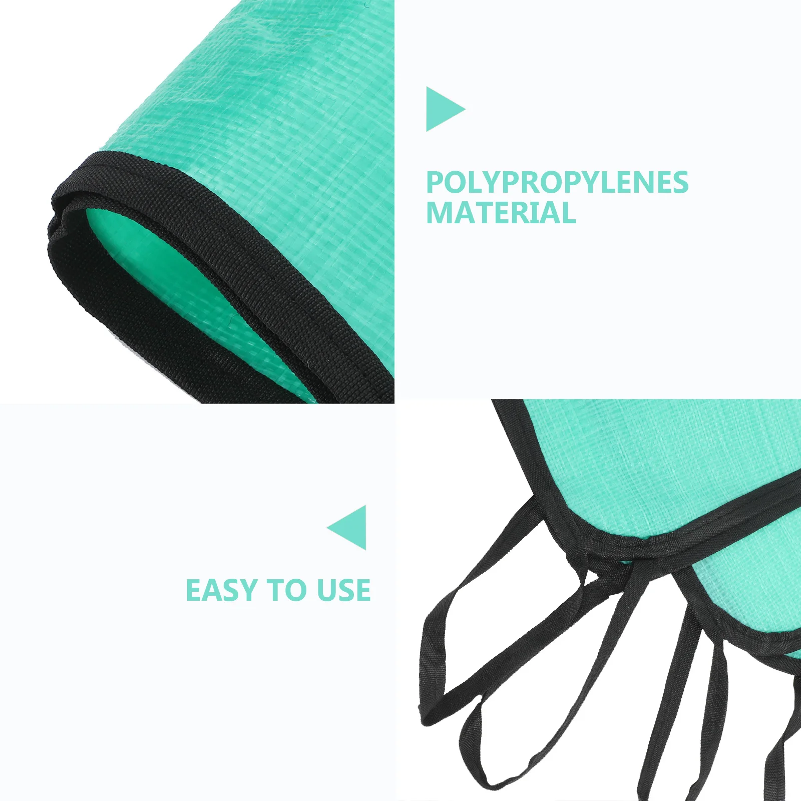 Plandeka ogrodowa do przycinania drzew, wytrzymała, wodoodporna, 200x200cm, z otworem w środku do przycinania drzew, do czyszczenia po przycinaniu na zewnątrz.