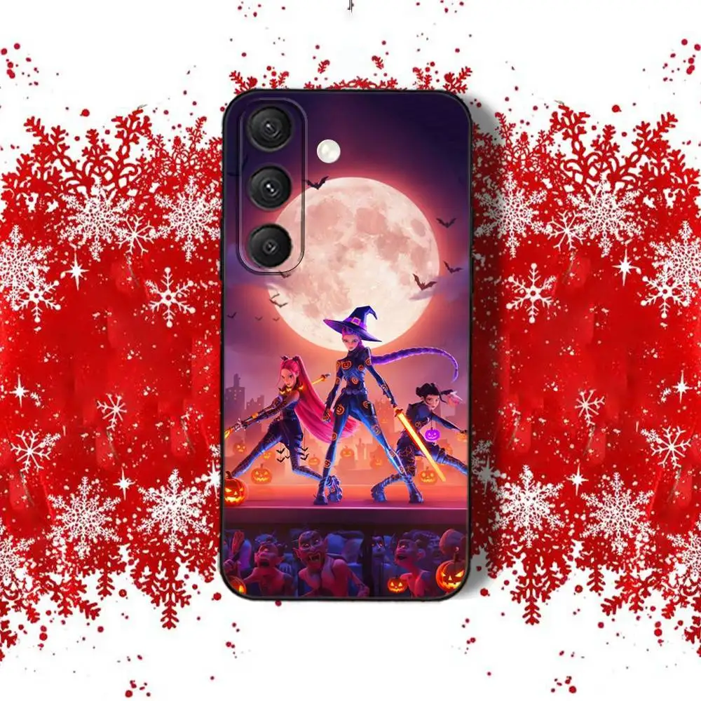 Чехол для телефона R-Rumi Jinu Demon H-Hunters для Samsung S22, S24, S20, S25, S23, S30, S21, Ultra, Plus, Fe, Lite 4G, 5G, черный мягкий чехол