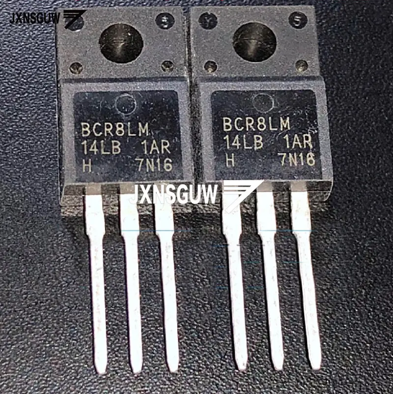 20PCS BCR8LM14LB TO-220F 800V 8A Bidirectional Silicon Controlled Rectifier Washing Machine Computer Board Control BCR8LM-14LB