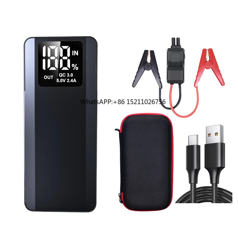 Dropship Emergency Car Charger Portable Car Jump Starter Quality 12V Type C 26800mAh Emergency Car Jump Starter