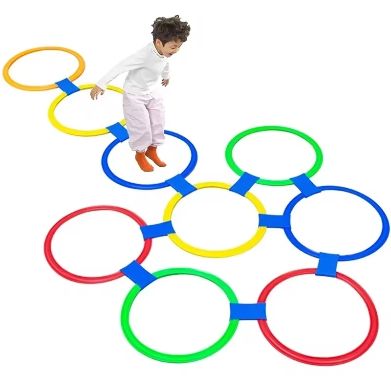 

Kids Outdoor Toys Hopscotch Ring Jumping For Kids Sports Outdoor Play Outside Toys Children Garden Backyard Indoor Carnival Game