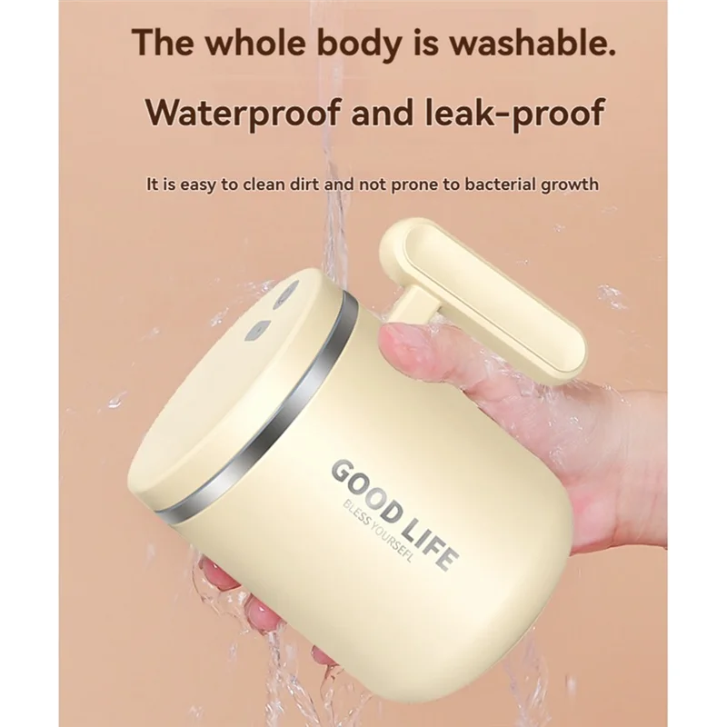 400ML Stainless Steel Self Stirring Coffee Mug Rechargeable Electric Mixer Insulated Coffee Mug With Lid-A77G