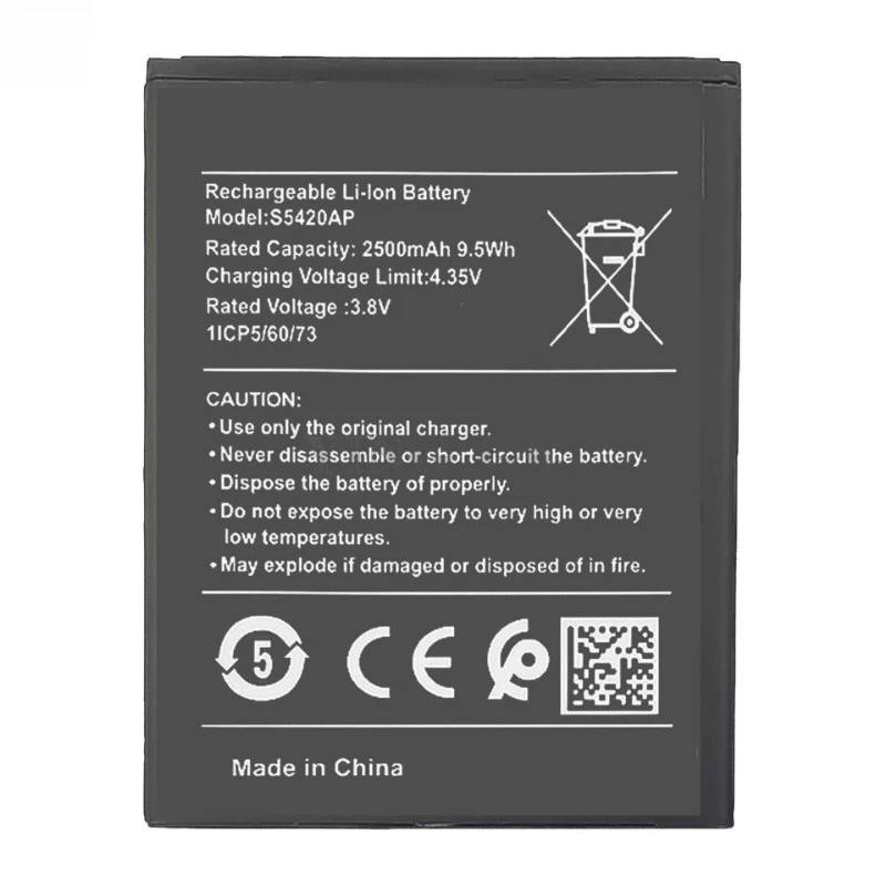 Batería de teléfono de alta calidad S5420AP de 3.8V 2500mAh para Nokia C1 TA-1165, batería de repuesto nueva original 4
