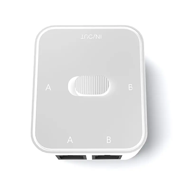 Selector de interruptor RJ45 LAN CAT6 de 2 puertos Principal en productos electrónicos