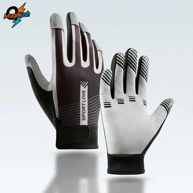 MuqiNush Men Women Cold Weather Winter Touch Screen Thermal Warm Windproof Waterproof Gloves for Outdoor Running Cycling Hiking