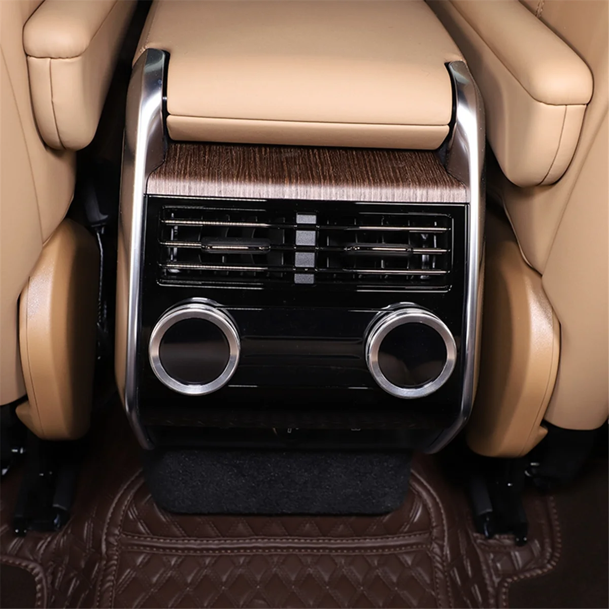 لاند روفر رينج روفر سبورت فوغ L460 2023 سيارة الخلفية تكييف الهواء حجم المقبض التبديل غطاء أزرار حلقة الكسوة الياسمين