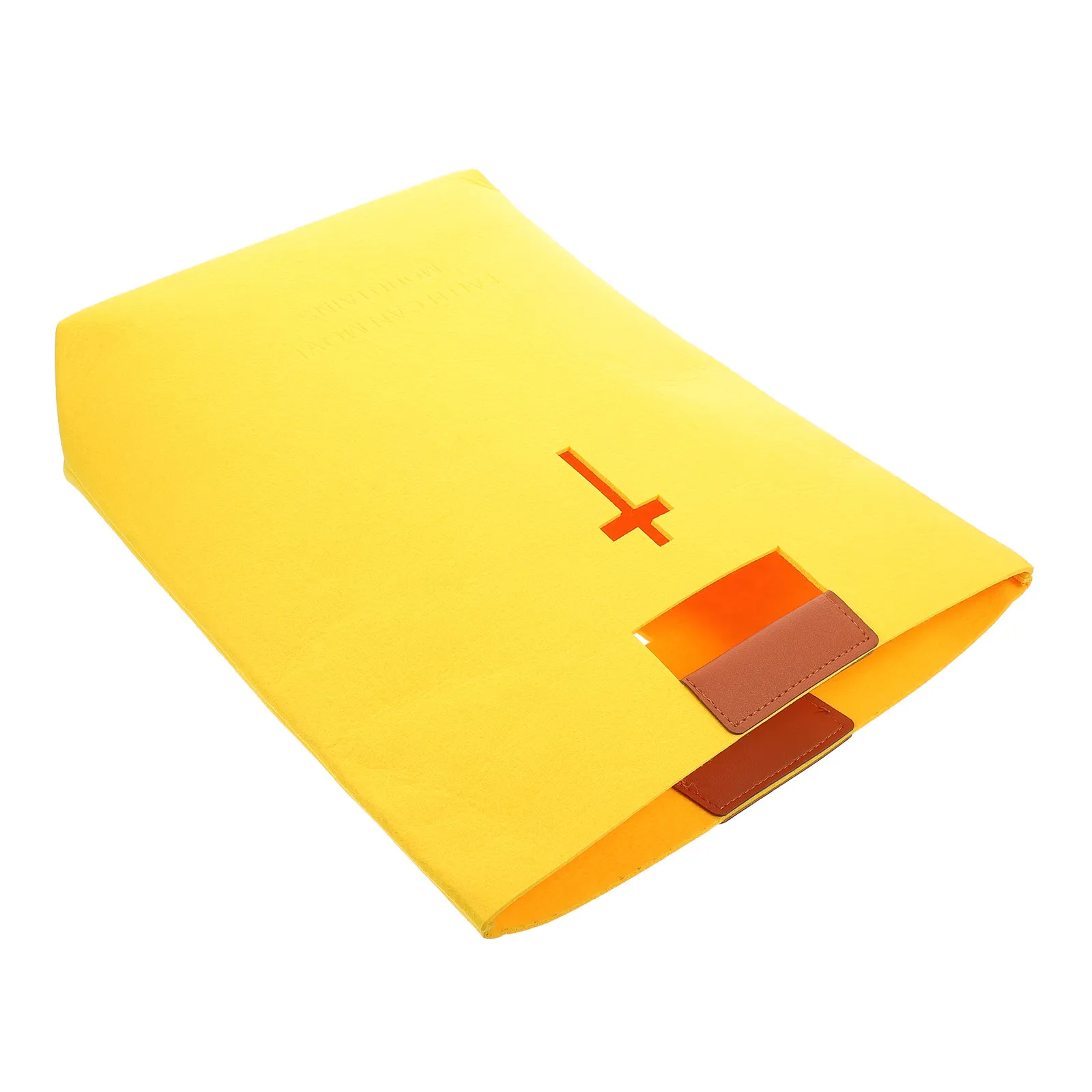 

Большая войлочная сумка для Библии: стильный минималистичный дизайн, портативная, легкая, для церкви, учебы, покупок, органайзер для Библии