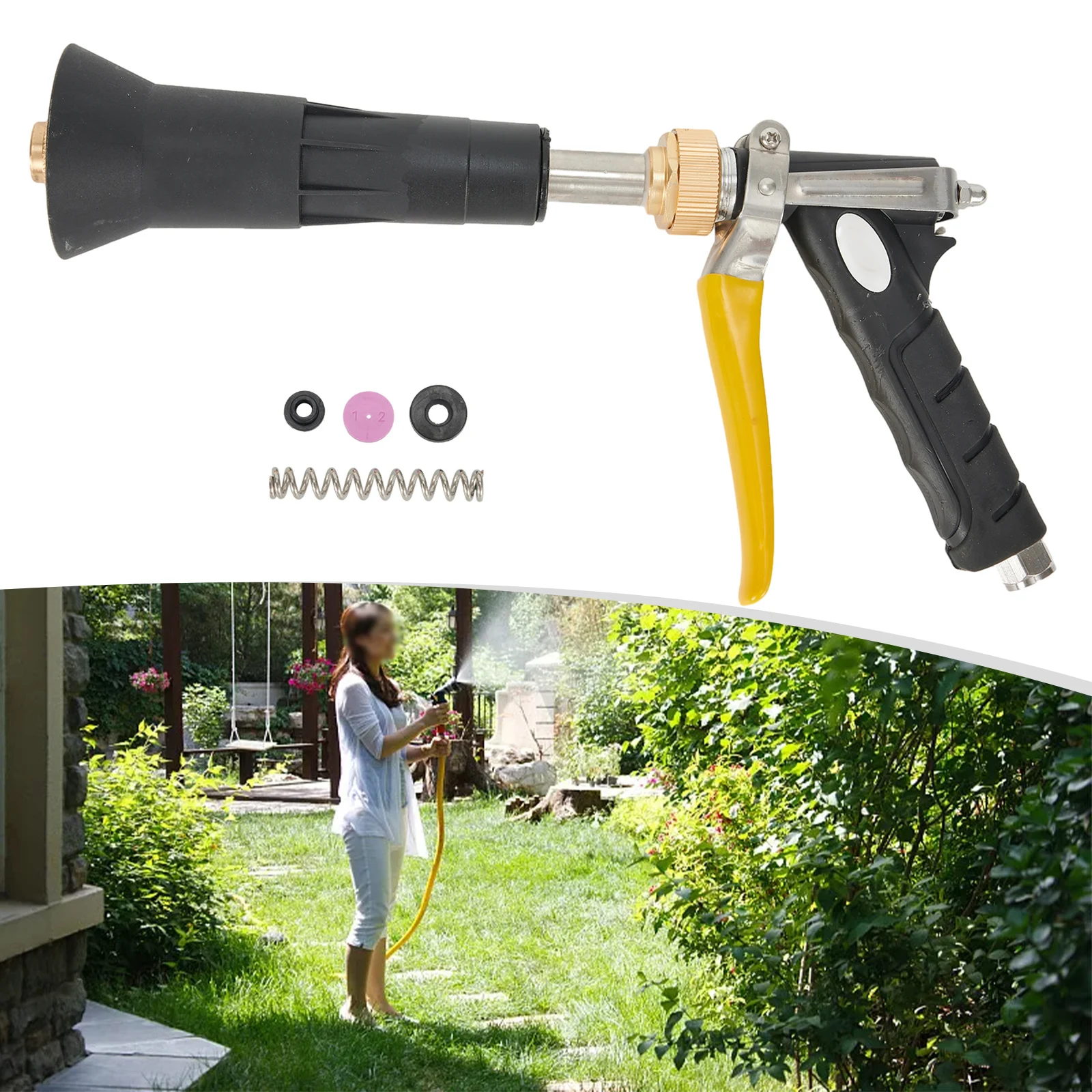 

1pcs Agricultural High Pressure Sprinkler Garden Irrigation Rotatable Sprayer Gardening Water Sprayer Sprinklers Tools