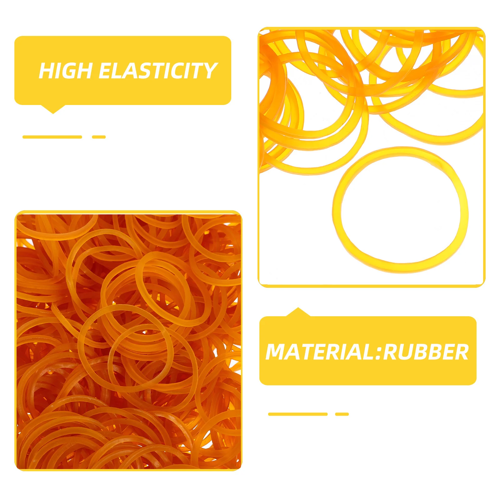 مجموعة واحدة من الأربطة المطاطية للوازم المكتبية، أربطة مرنة سميكة عالية المرونة لمجلدات الملفات، سلة المهملات، تنظيم المدرسة والمنزل