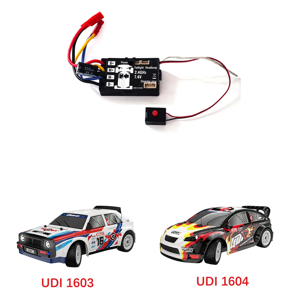 RC Car 2.4G ESC z żyroskopem pomocniczym dla SG 1603 SG 1604 SG1603 SG1604 UD1601 UD1602 1/16 części zamienne do samochodów RC akcesoria