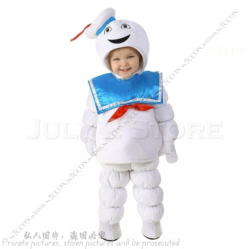 Christmas Kids Marshmallow Baby Kawaii Little Monster Easter Party Character Cotton Candy Halloween Party Masquerade Christmas