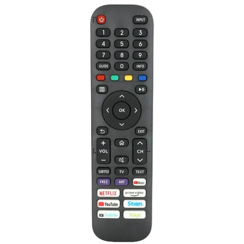 For EN2AB30H Hisense-LCD-TV-Remote-Control-Replacement With Music NETFLIX PrimeVideo YouTube Buttons, For Hisense LCD TV 32A4G