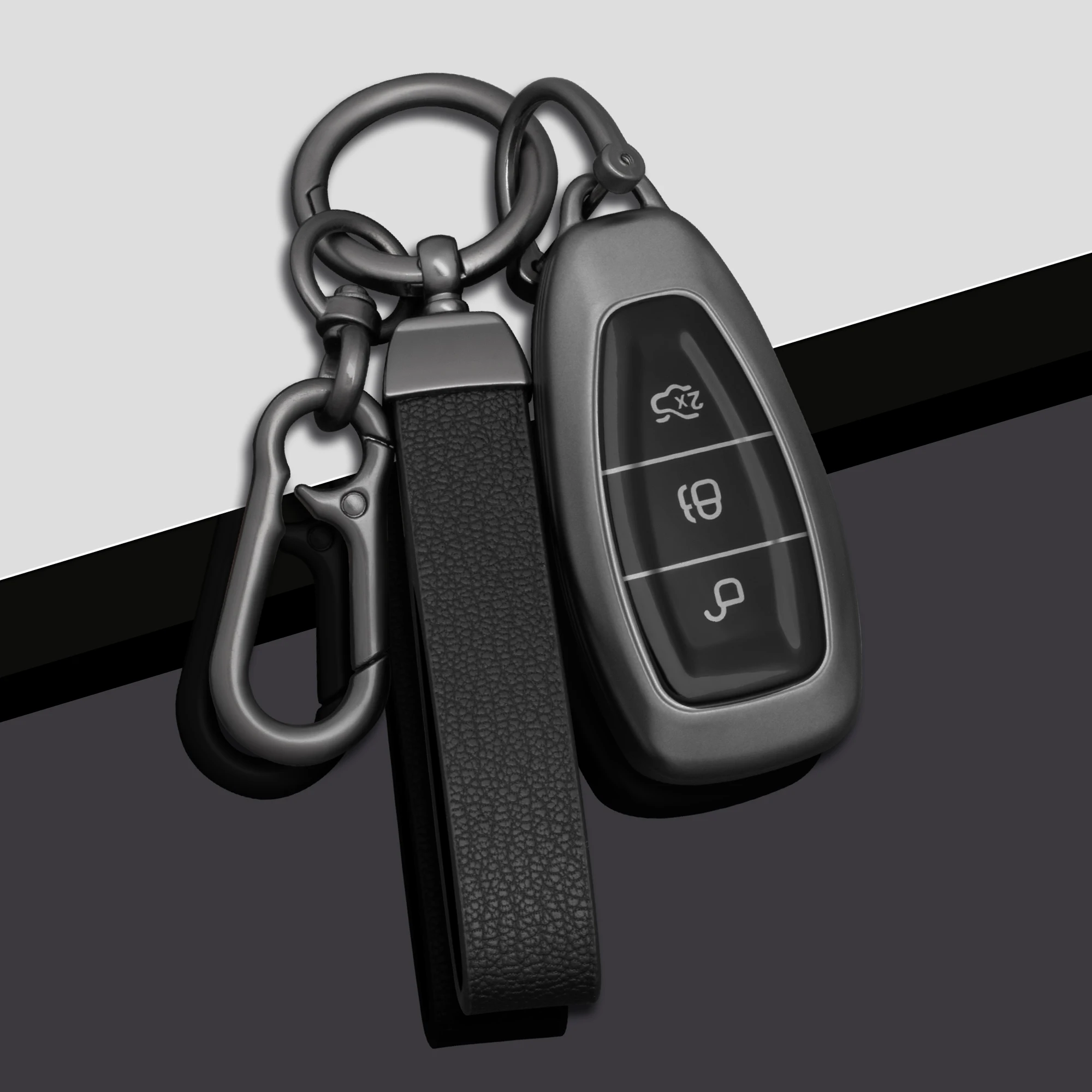 Car Key Case Cover  For Ford Focus 3 4 ST Mondeo MK3 MK4 Fiesta Fusion Kuga Ecosport Protect Fob Accessories