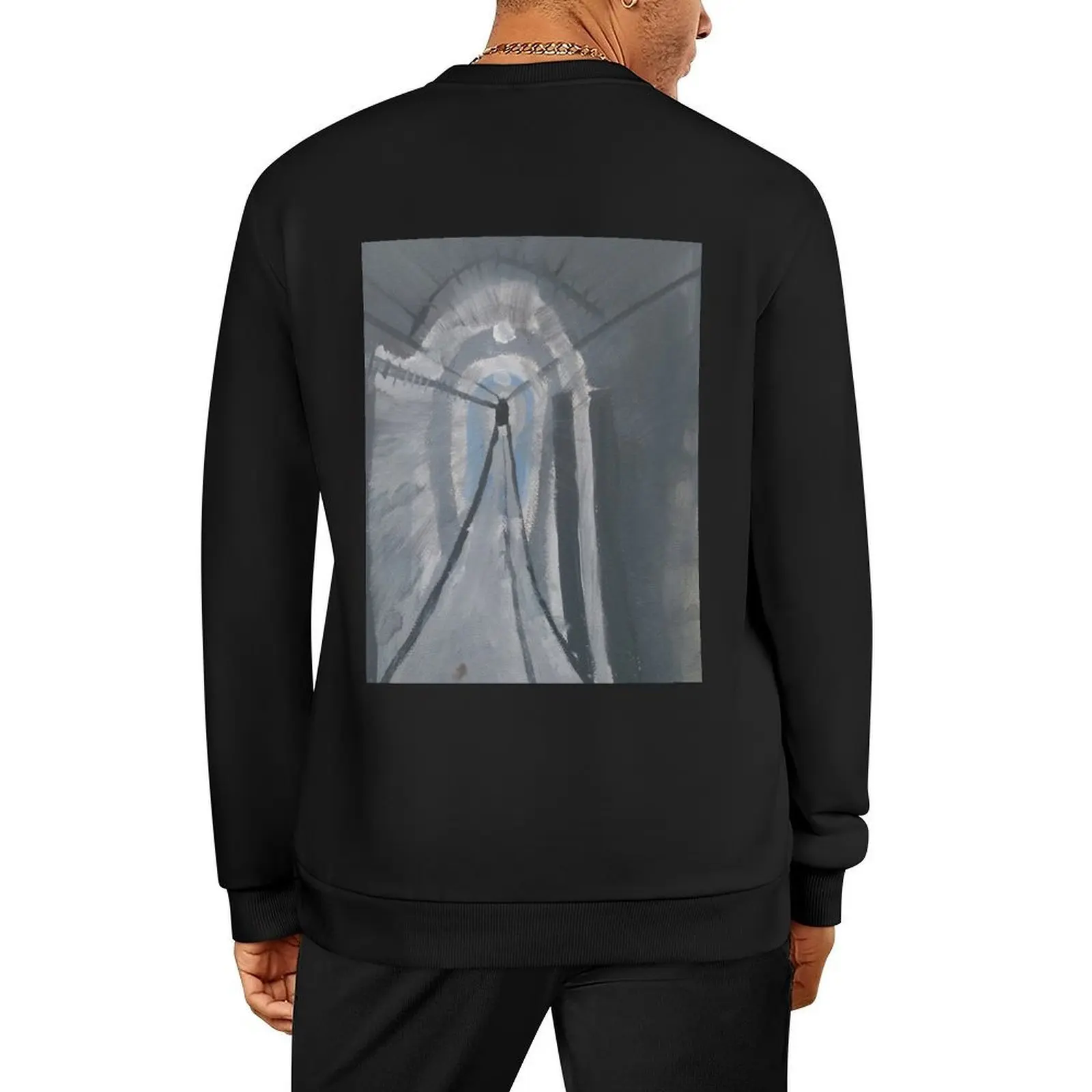 

Darkness at the end of the tunnel Pullover tracksuit men autumn new products autumn graphic t shirts men hooded sweatshirts
