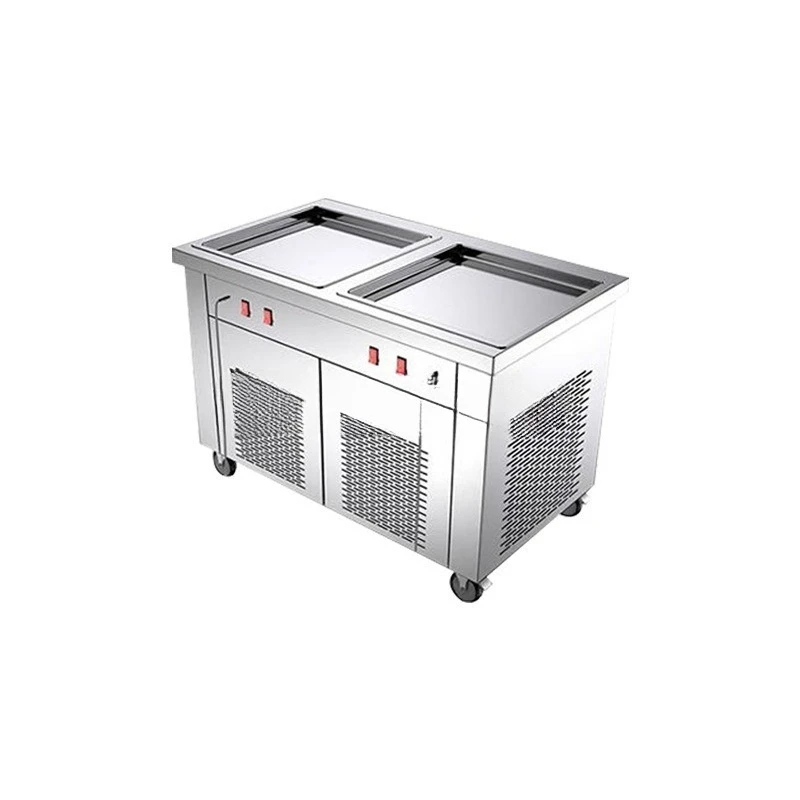 Automatic Internet celebrity thick cut fruit fried yogurt ice cream machine