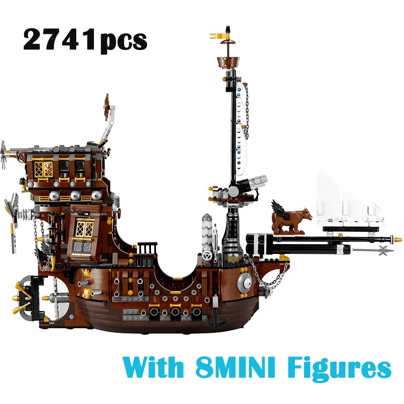 IN Spot 16002 The Metal Beard's Sea Cow Boys Toy Educational Blocks Christmas Birthday Gift and Display Compatible with 70810