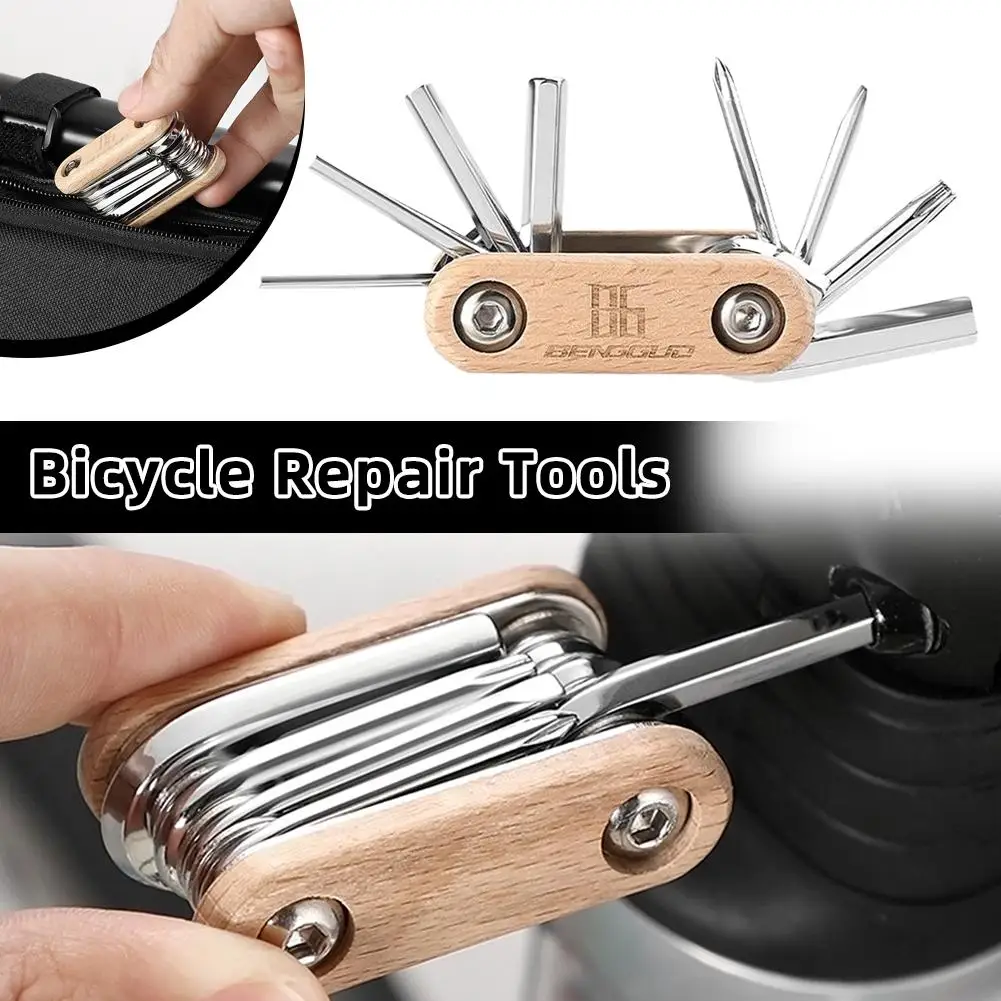 8 في 1 أداة إصلاح الدراجة المحمولة دراجة دراجة مفك إصلاح الدراجات أداة دراجة هوائية جبلية وجع الدراجة أدوات متعددة ملحق