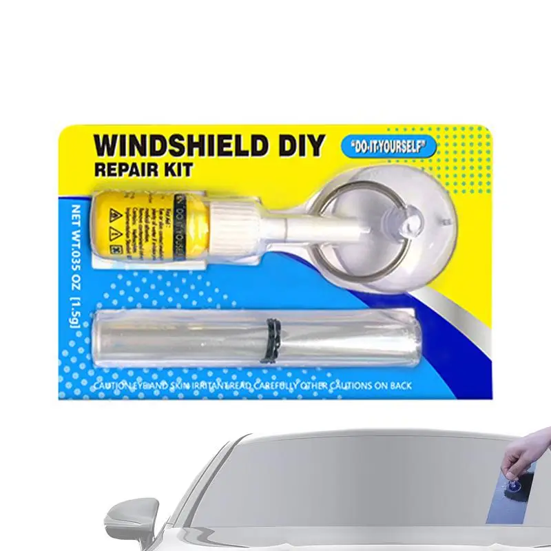 

Windshield Crack Repair Kit Glass Scratch Repair Kit Car Window Glass Liquid Repair Set Auto Windshield Repair Quick Fix For
