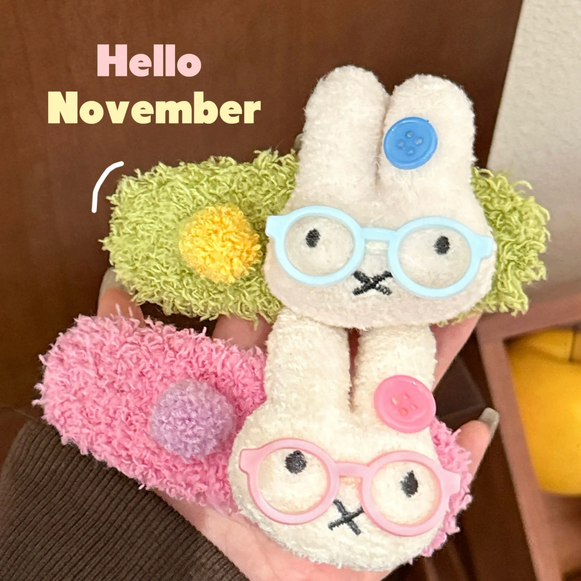 1/4 Pcs Cute Plush Miffy Rabbit Hairpin Bang Clip Temperament Versatile Ponytail Clip Miffy Brand Hairpin