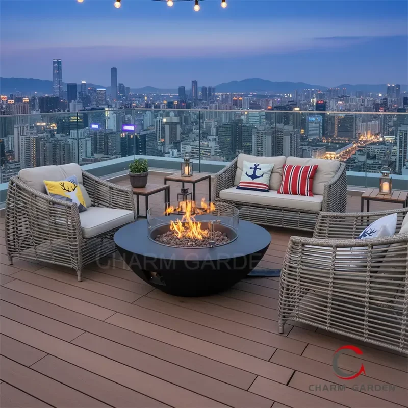 Where Design Meets Warmth: the Ultimate Gathering Spot for Modern Backyards.