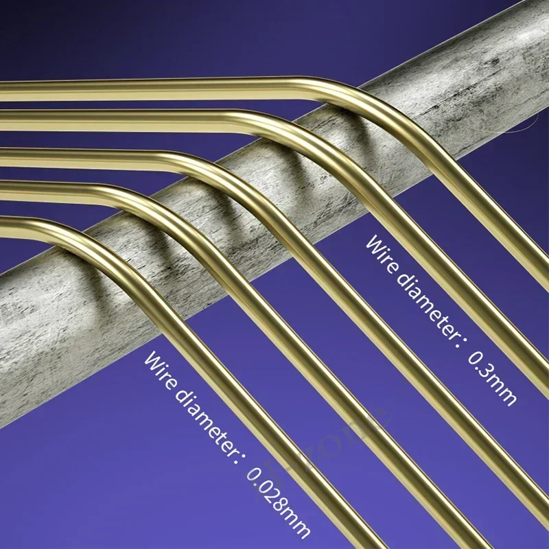 Alambre de corte mecánico QM1 ZM1, 10 piezas, 0.028, 0,03mm, alambre de diamante de alta dureza para reparación de separación de pantalla de teléfono recto/Curvo