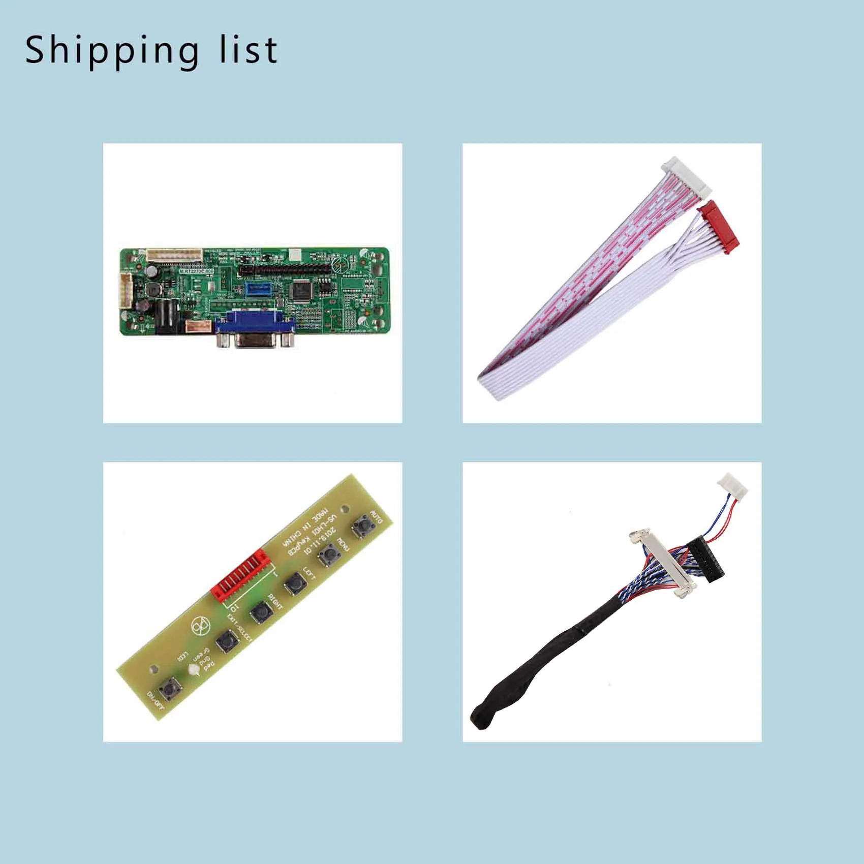 لوحة سائق التحكم VGA لشاشة LCD 11.6 "A116XW02 V0 1366x768