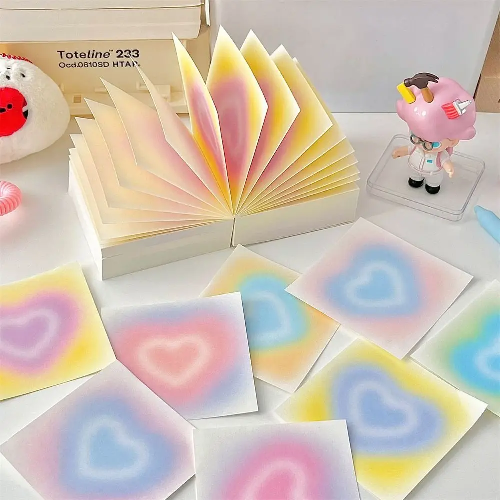 Blocco note per studenti di grande capacità Conto a mano Scrapbooking Messaggio Note Kawaii Lista di controllo strappabile Accessori per ufficio