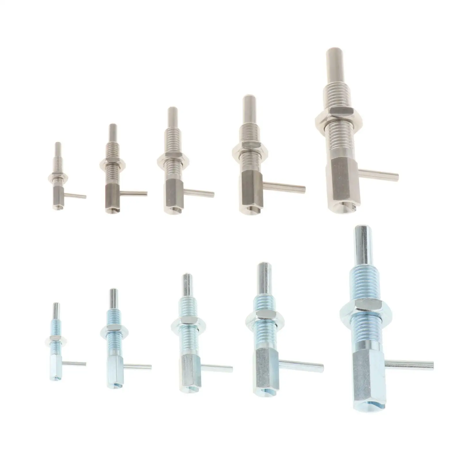 The retractable detent spring plunger replaces the spare part accessories with