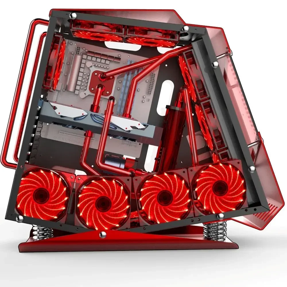12VDC 3P IDE 4pin 120mm PC Computer 16dB Ultra Silent 15 LEDs Case Fan Heatsink Cooler Cooling Anti-Vibration Rubber,12CM Fan