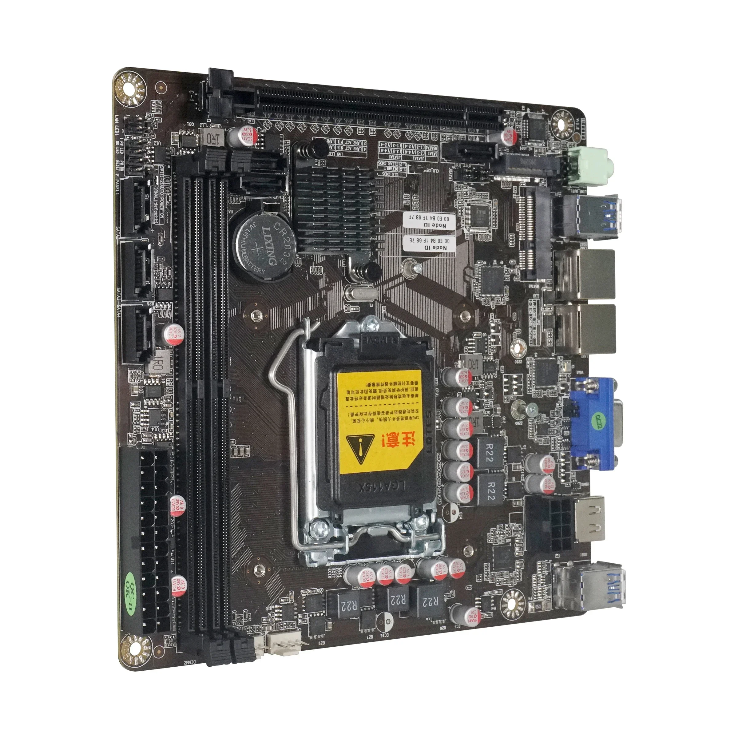 B365 Mini-ITX Motherboard LGA 1151 6 bay NAS Board Dual Gigabit 211AT M.2 Nvme MSATA 6 SATA Support Raid i3/i5/i7 6/7/8/9th PCIE