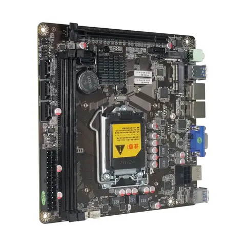 B365 Mini-ITX Motherboard LGA 1151 6 Bay NAS Board Dual Gigabit 211AT M.2 Nvme MSATA 6 SATA Support Raid I3/I5/I7 6/7/8/9th PCIE