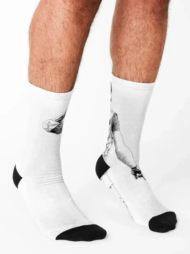 allen-iverson Socks compression snow Thermal man winter with print Men's Socks Women's