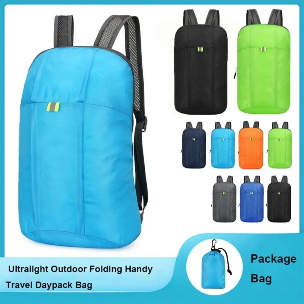 

High Quality Lightweight Packable Backpack Ultralight Foldable Travel Daypack Bag 7 Colors Nano Waterproof Daypack For Men Women