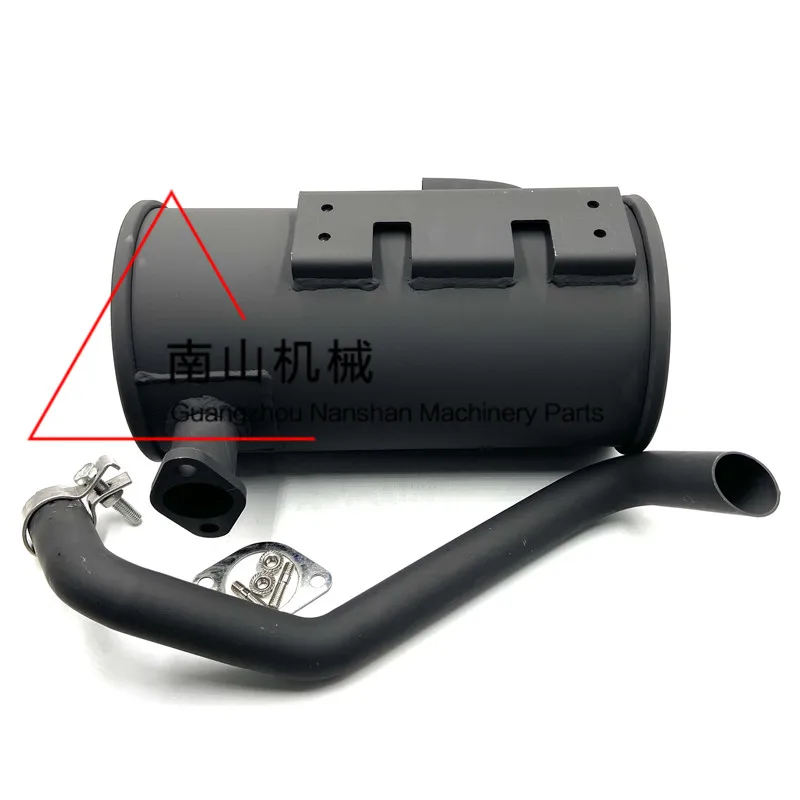 Exhaust pipe Kubota 30/35/135 silencer engine silencer tail window cylinder excavator accessories DIGGER