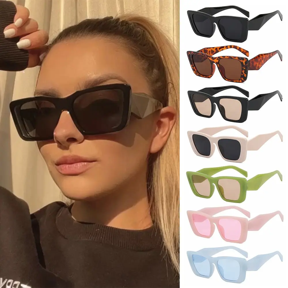 

UV400 Shades Big Frame Square Sunglasses Female Sun Glasses Women's Sunglasses Trend Glasees