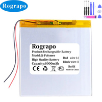 New 3.7V 6000mAh Battery For Alldocube Cube T8 / Cube Talk 8X / Cube iWork8 Air Tablet Accumulator 2-Wire + Free Tools