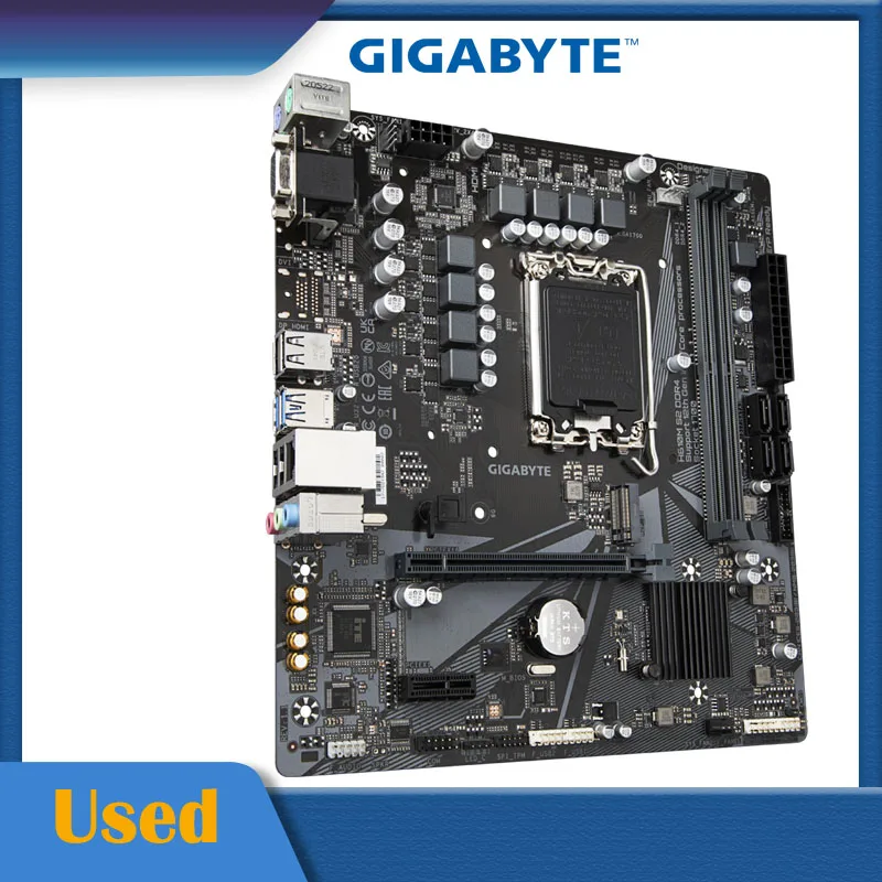 

Материнская плата GIGABYTE H610M S2 DDR4 H610 Intel LGA 1700 Micro ATX с DDR4, Single M.2, PCIe 4.0, USB 3.2 Gen1, Realtek GbE LAN