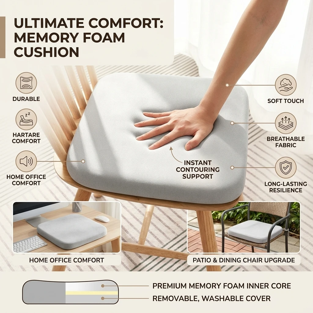 Ice Silk Elastic Cloth Cushion for Floor Office Sedentary Buttocks Chair Student Breathable Stool Household Use