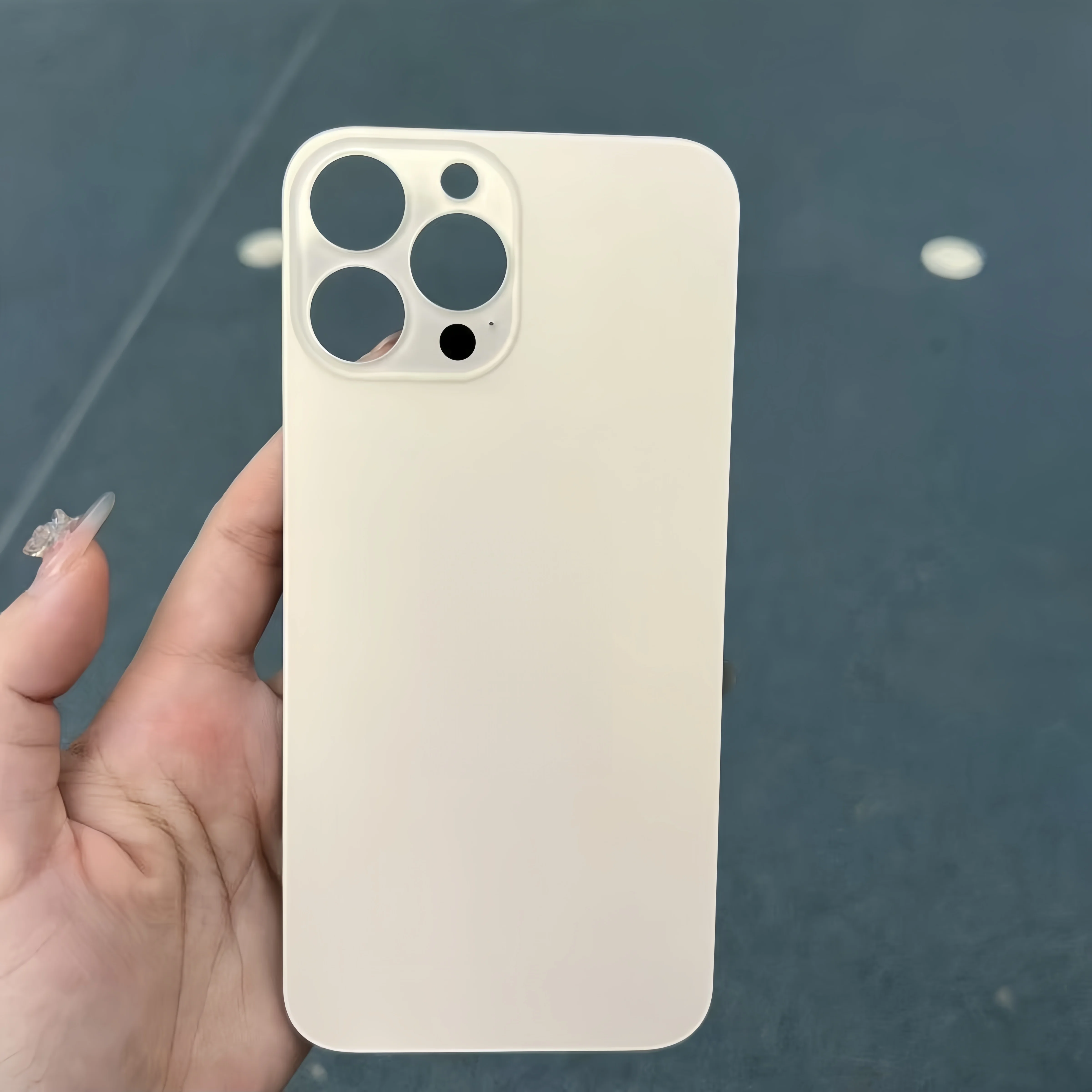 غطاء خلفي زجاجي جديد لملحقات الهاتف المحمول iPhone 13 pro استبدال الغطاء الخلفي الزجاجي