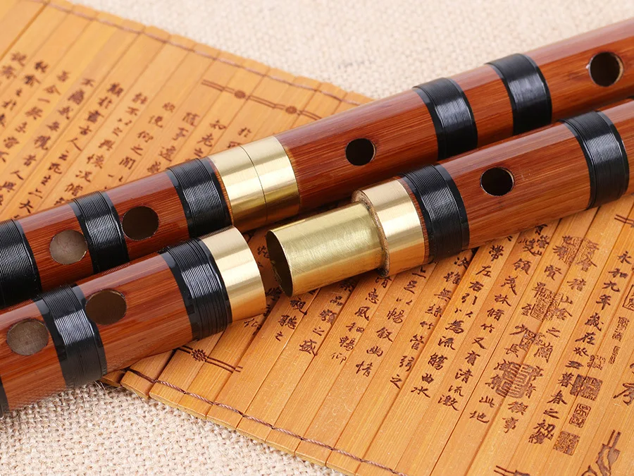 High Quality Bamboo Flute Professional Woodwind Flutes Musical Instruments C D E F G Key Chinese Dizi Transversal Flauta