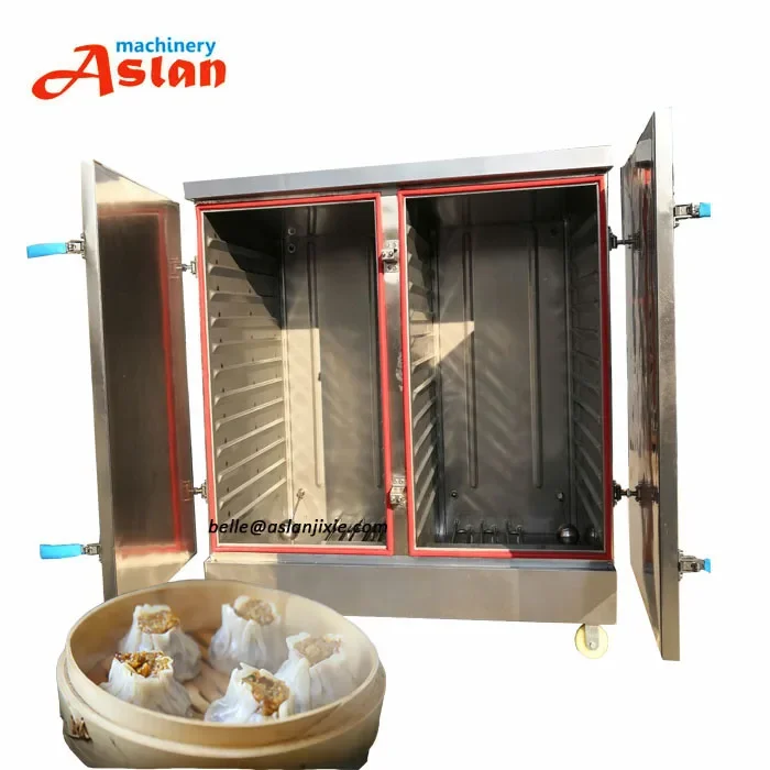 Single-door Trolley Gas Steamer Stainless Steel Rice Steaming Cabinet Breakfast Electric Steaming Cabinet