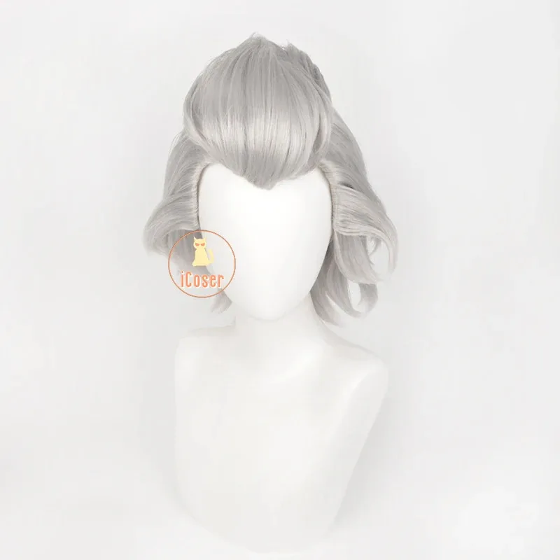 25COSNew Anime Dr. Stone Science Future Dr. Xeno Houston Wingfield Cosplay Wig Scientist Halloween Party for Women Men Carnival