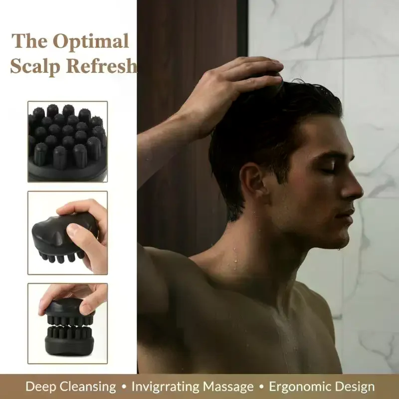 Afro Hair Sponge for Curly Hair, Washable Rubber Coil Wave Dreadlock Fork Comb, Edge Brush Styling Tool for Women Men - view 2