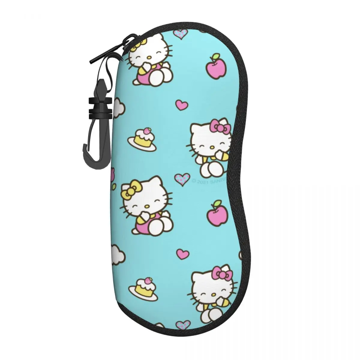 Hello Kitty Soft Shell Ultra-Light Eyewear Case - Scratch-Resistant and Space-Saving Glasses Bag for Outdoor Adventures