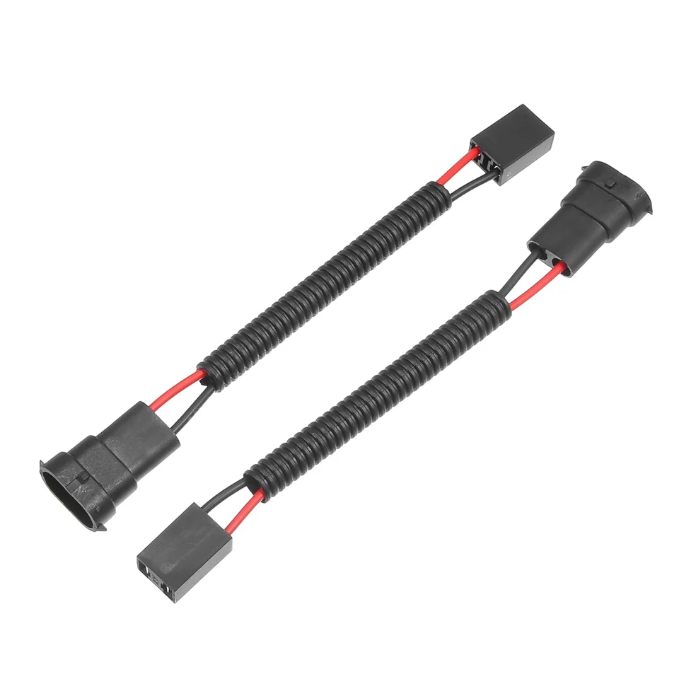 H7 Female to H8 H9 H11 711 Male Extension Wire Harness Headlight Fog Lamp Bulb Socket Adapter Pigtail Cable
