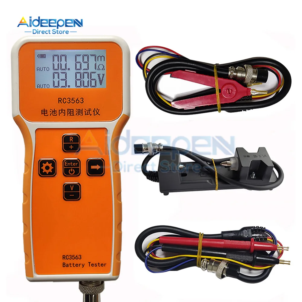 RC3563 18650 Battery Voltage Internal Resistance Tester High-precision Trithium Lithium Iron Phosphate Battery Tester True 4Wire