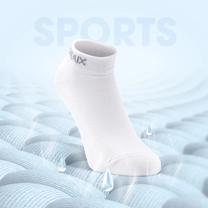 Onemix Men\'s Week Running Sports Socks Pure Cotton Socks Ship On Random Color 7 pairs/lot 7 Days Wearing For Outdoor Men Socks